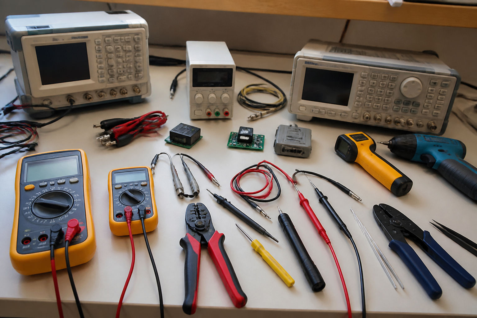 Testapparatuur en meetinstrumenten