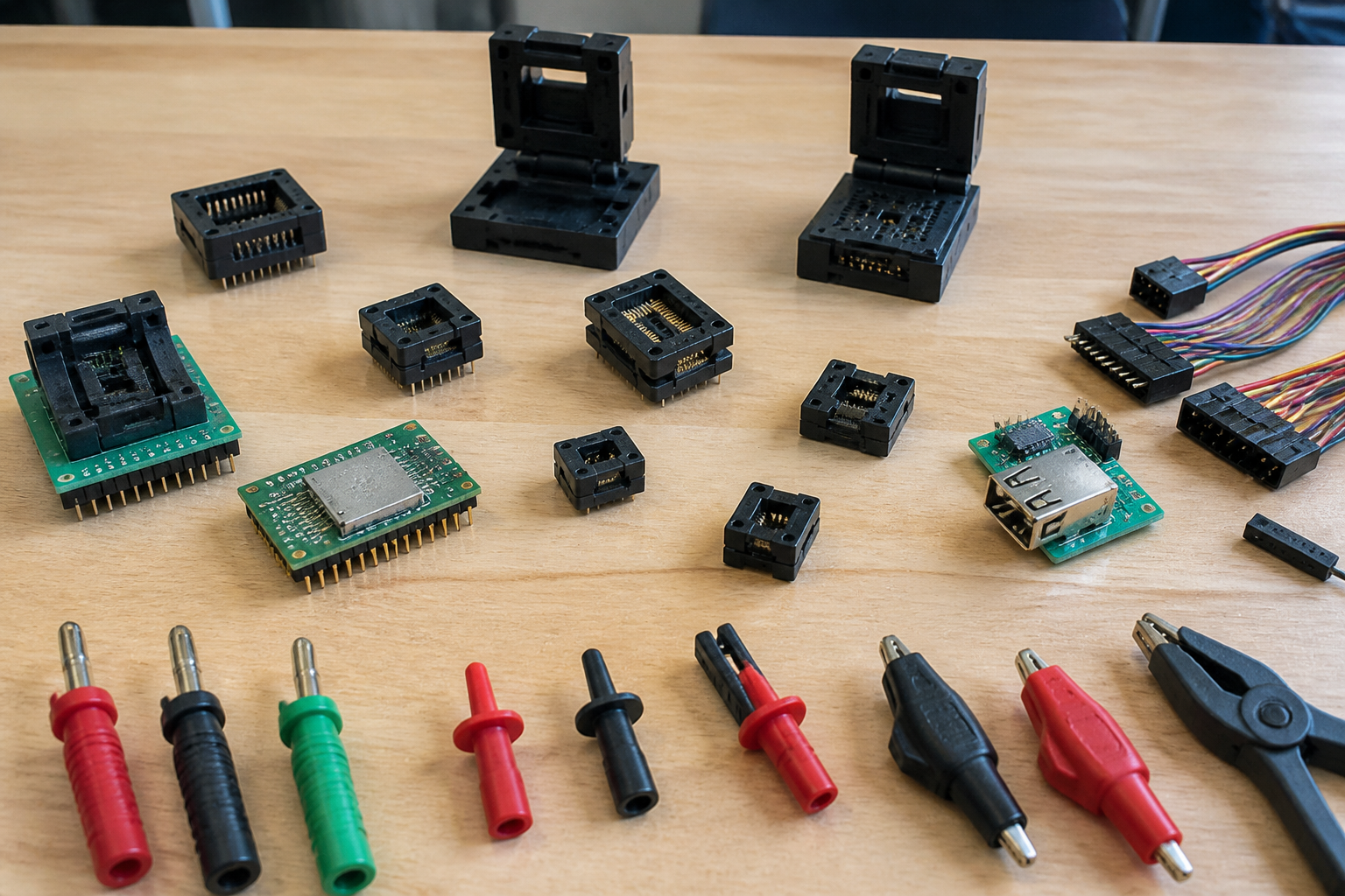 Testadapters en verbindenstechniek
